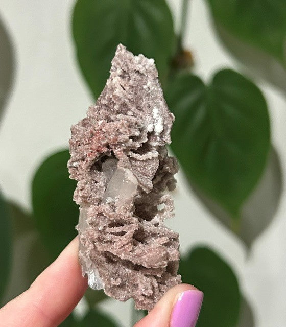 Rose Dust collection - Pink Chalcedony with stilbite(21g)