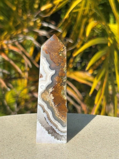 Dendritic Scenic Moss Agate - (97g) Indonesia