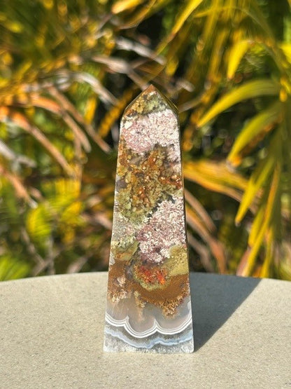 Dendritic Scenic Moss Agate - (97g) Indonesia