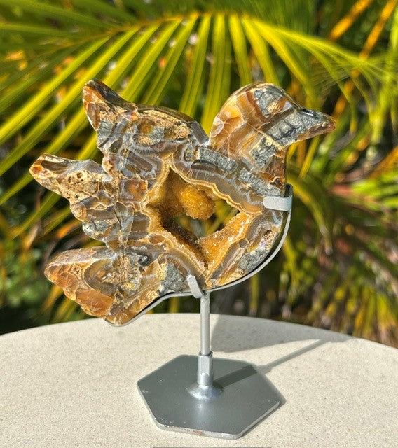 Marcasite bird with custom stand - (153g) Indonesia