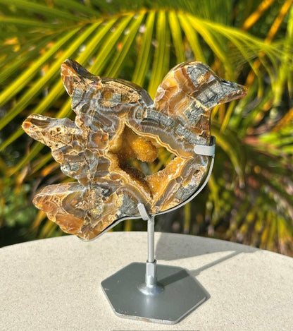 Marcasite bird with custom stand - (153g) Indonesia