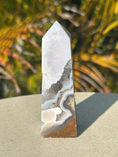 Dendritic Scenic Moss Agate - (79g) Indonesia