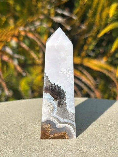 Dendritic Scenic Moss Agate - (79g) Indonesia