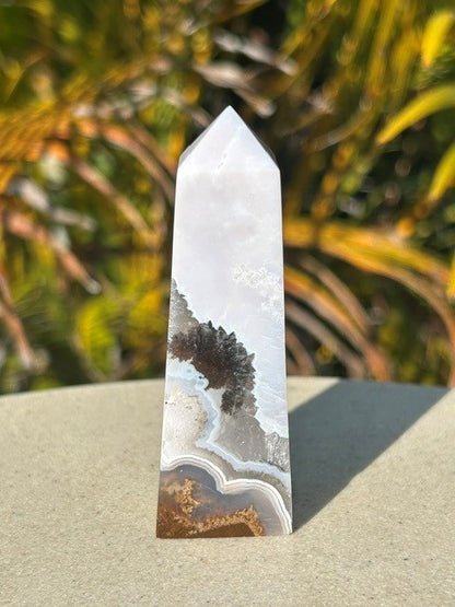 Dendritic Scenic Moss Agate - (79g) Indonesia