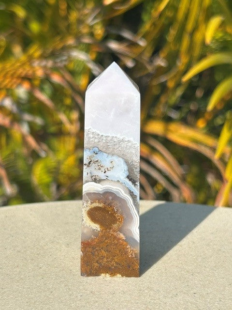 Dendritic Scenic Moss Agate - (79g) Indonesia