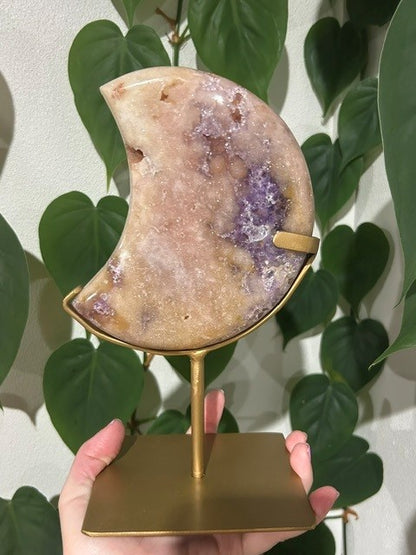 Pink Amethyst moon - Brazil