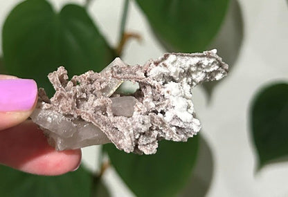 Rose Dust collection - Pink Chalcedony with stilbite(21g)
