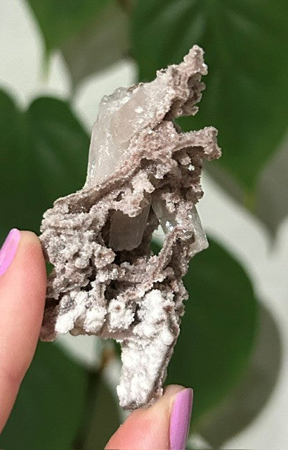 Rose Dust collection - Pink Chalcedony with stilbite(21g)