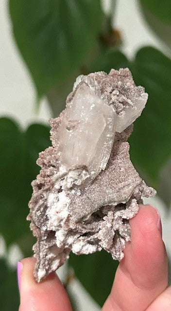 Rose Dust collection - Pink Chalcedony with stilbite(21g)