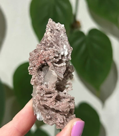 Rose Dust collection - Pink Chalcedony with stilbite(21g)