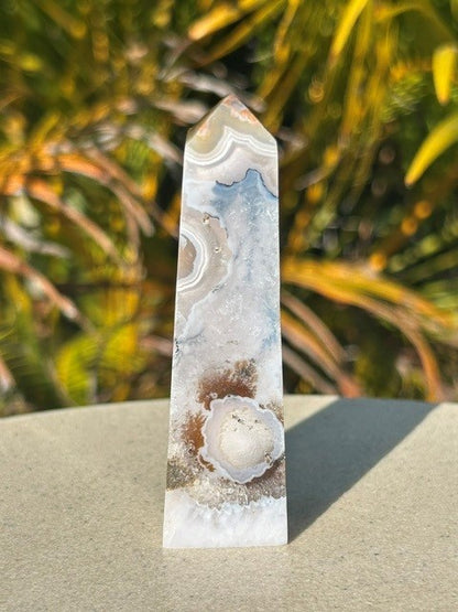 Dendritic Scenic Moss Agate - (82g) Indonesia