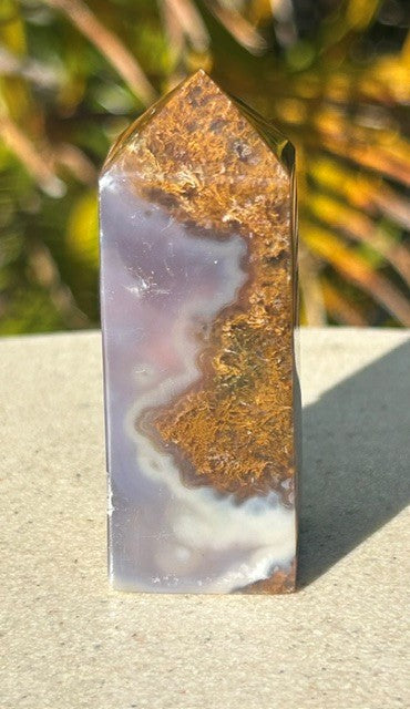 Lavender Scenic Moss Agate - (53g) Indonesia