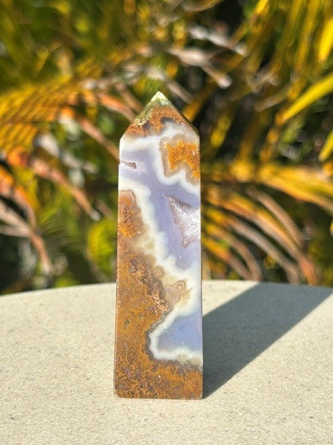 Lavender Scenic Moss Agate - (68g) Indonesia