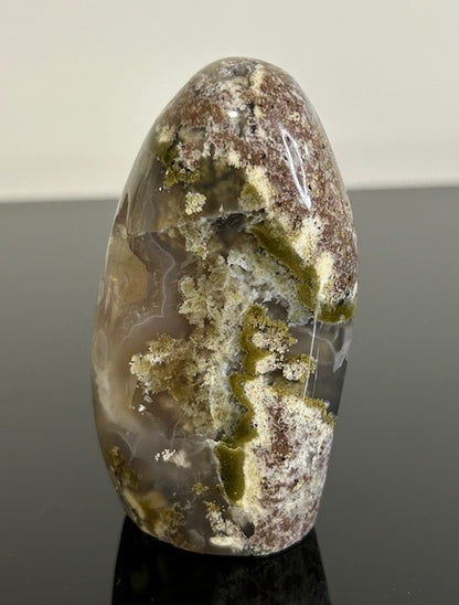 Scenic Moss Agate with orbs freeform - Indonesia (354g)