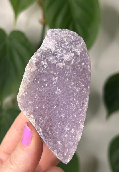 Amethyst Scenic Moss Agate freeform - Indonesia (129g)